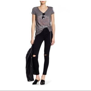 Sculpted High Rise Skinny Jeans